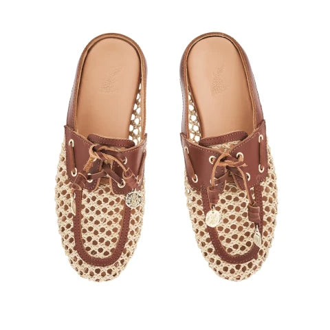 Ancient Greek Sandals Naveta Mule