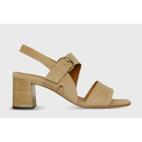 Ann Mashburn Double Strap Block Heel Sandal