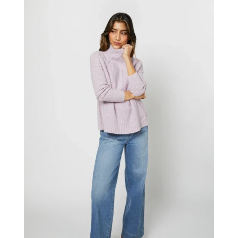 Ann Mashburn Elsey Funnel-Neck Sweater