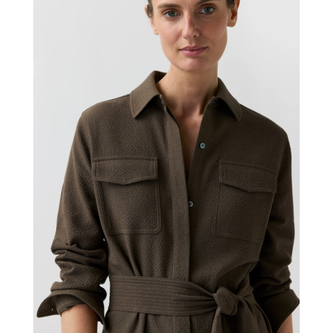Ann Mashburn Maude Dress in Brown
