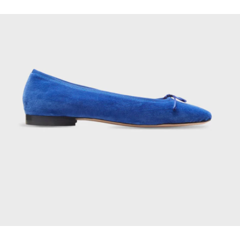 Ann Mashburn Square Toe Velvet Ballet Shoe