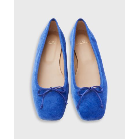 Ann Mashburn Square Toe Velvet Ballet Shoe