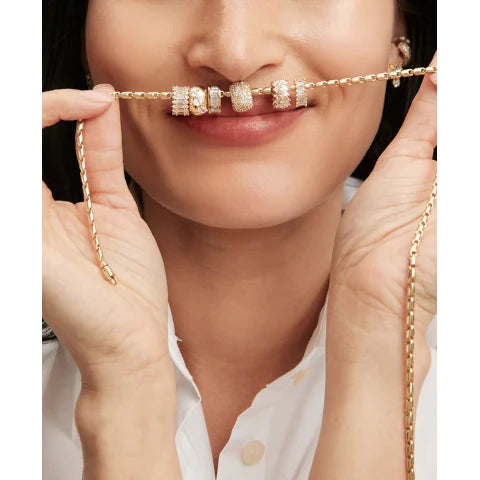 Adina Reyter Diamond Full Stack Baguette Big Bead - Lab Grown