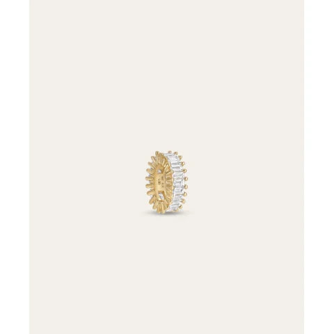 Adina Reyter Diamond Prong Set Baquette Big Bead - Lab Grown