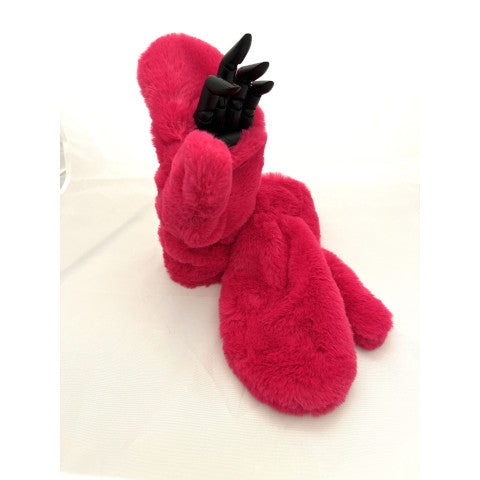 Alpo Faux Fur Mitten with Slit