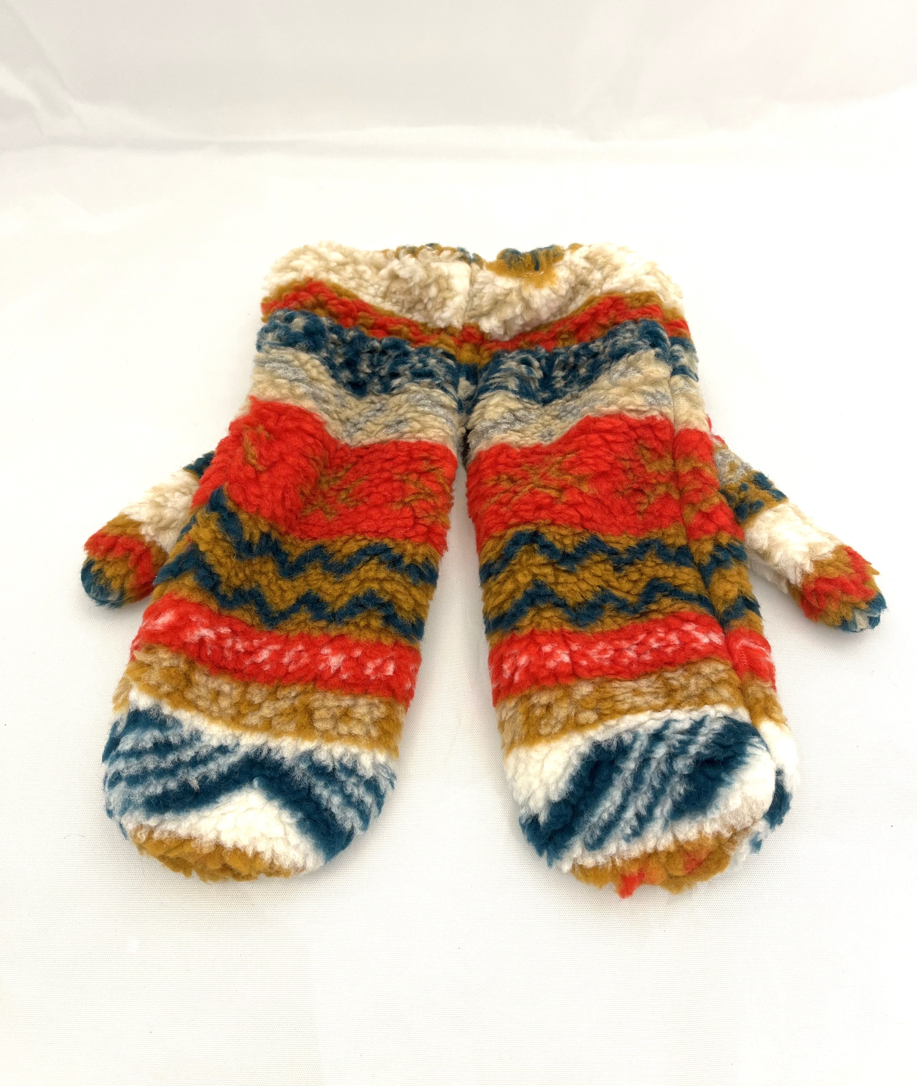 Alpo Fuzzy Mittens Multi Color