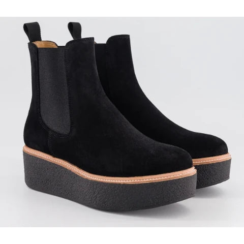 Anne Blum Pooky Black Suede Bootie