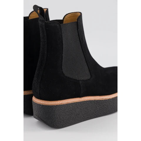 Anne Blum Pooky Black Suede Bootie