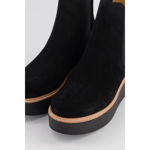 Anne Blum Pooky Black Suede Bootie
