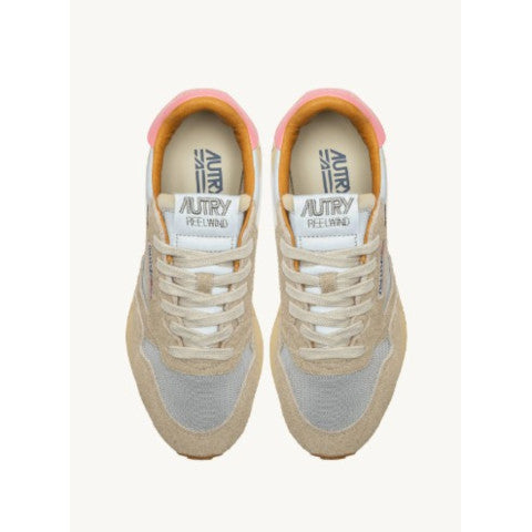 Autry Reelwind Sneakers in Reflective Silver