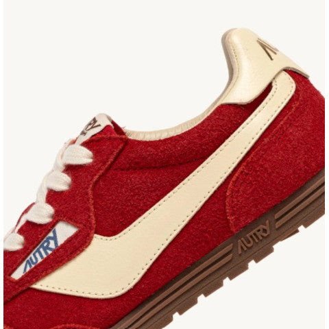 Autry Windspin in Ruby Suede