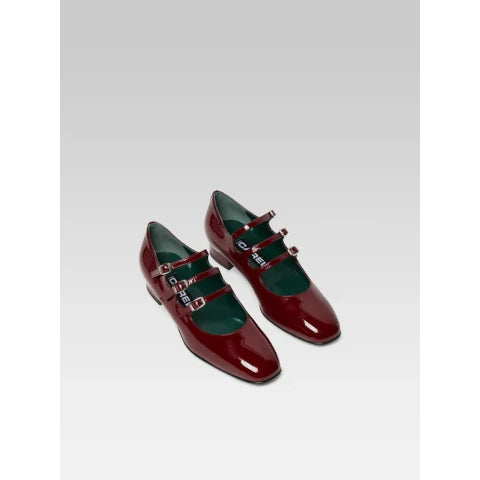 Carel Ariana Mary Jane in Burgundy