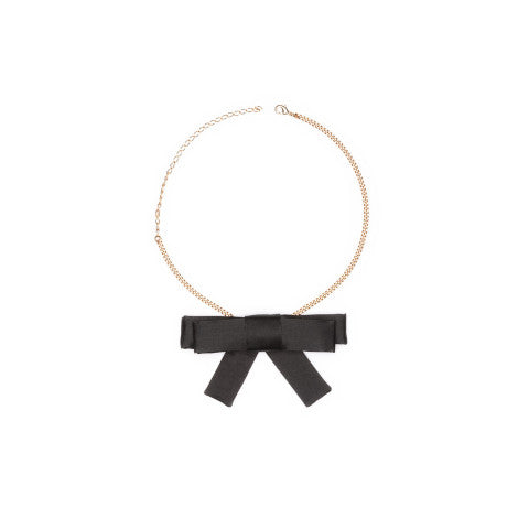 Catherine Osti Stella Bow with Gold Chain