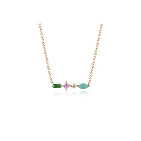 EF Collection Treasure Bar Necklace