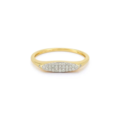 EF Collection Pave Diamond Treasure Ring