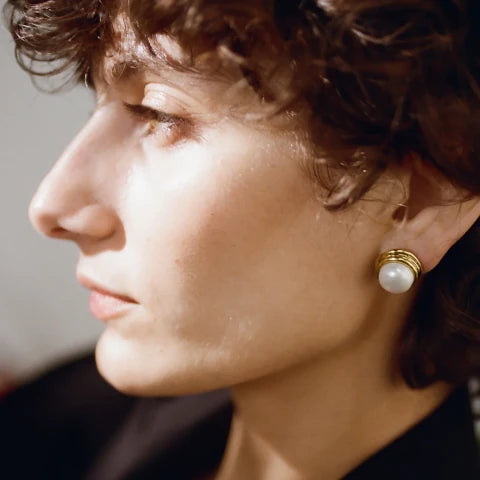 Goossens Riviera Stud Earrings