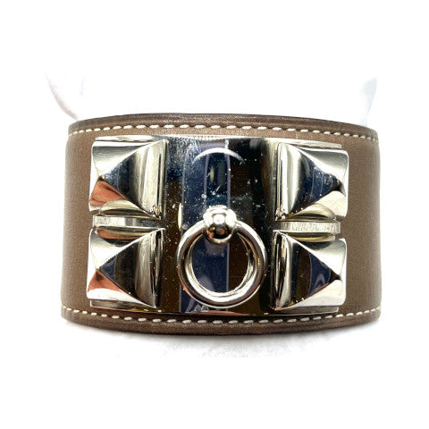 Vintage Hermes Bracelet in Taupe