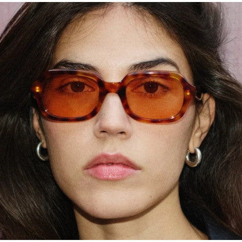 Jimmy Fairly Freja Tortoise Frame Sunglassses with Brown Lens
