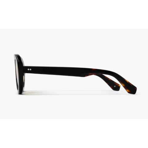 Jimmy Fairly The Gabrie Black Frame Sunglasses with Yellow Lens