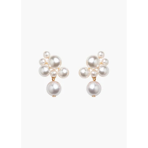 Jennifer Behr Women s Edith Earrings, Crystal, Clear, One Size Clothing, Shoes Jewelry