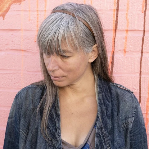 Jennifer Ouellette Leather Skinny Headband