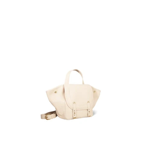 Jerome Dreyfuss Stan Panier Medium Handbag in Ecru Graine