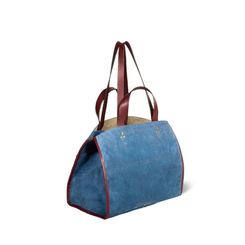 Jerome Dreyfuss Leon M Tote in Denim Blue