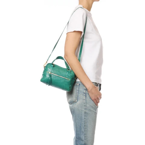 Jerome Dreyfuss Lucky Bowling Bag Mini in Turquoise