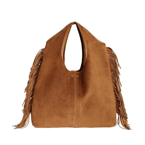 Jerome Dreyfuss Paco Fringe Large Shoulder Bag