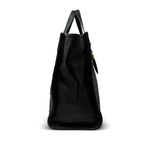Kempton & Co. Ballabriggs Black Lazer Weave Bag