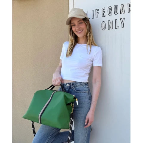 Kempton & Co. Benz Holdall in Kelly Green