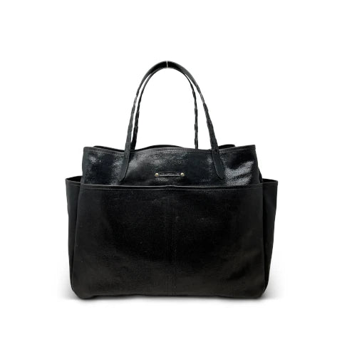 Kempton & Co. Slick Black Canvas Tote