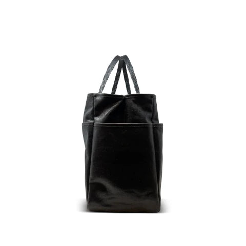 Kempton & Co. Slick Black Canvas Tote