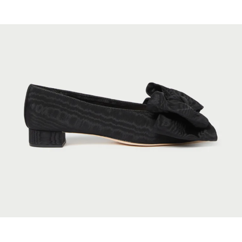 Loeffler Randall Noa Black Bow Flat