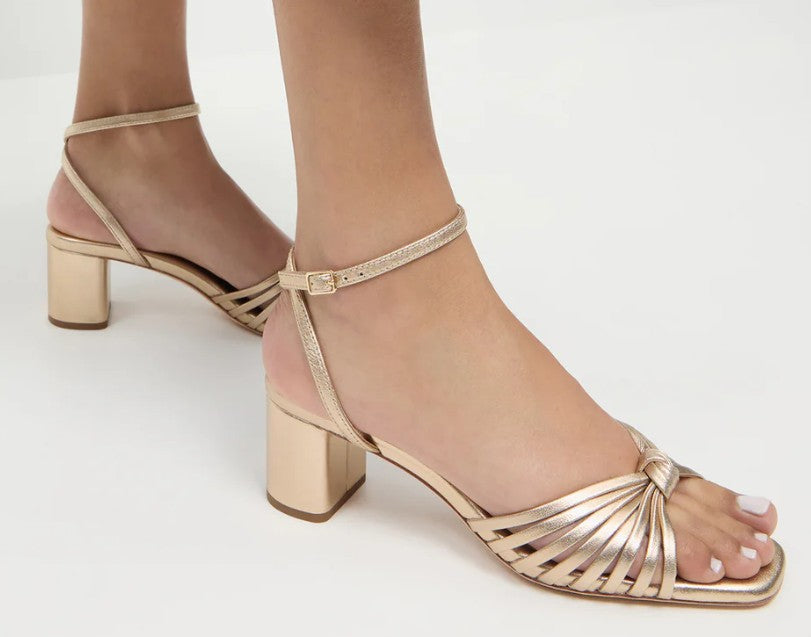 Loeffler Randall Olivia Silver Knot Mid-Heel