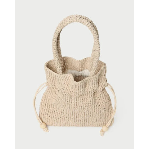 Loeffler Randall Kylie Drawstring Pouch in Natural
