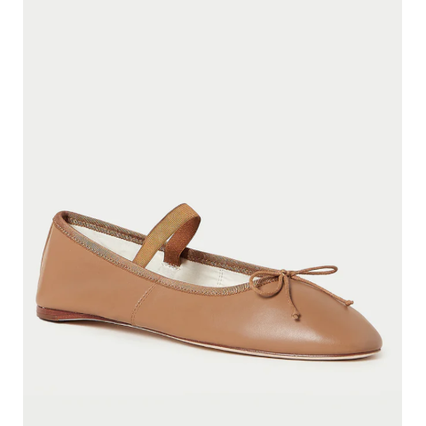 Loeffler Randall Leonie Ballet Flat in Caramel