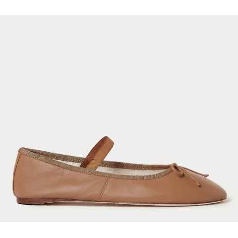 Loeffler Randall Leonie Ballet Flat in Caramel