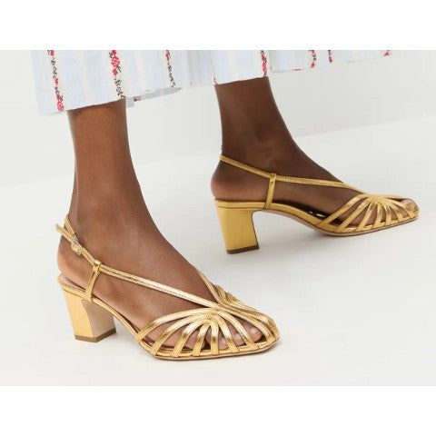 Loeffler Randall Priscilla Lattice Heeled Sandal