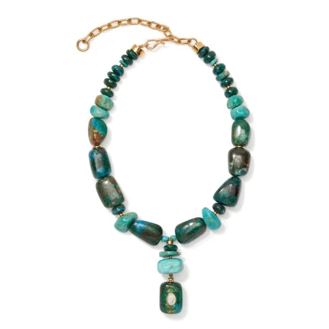 Lizzie Fortunato Andamento Necklace in Turquoise