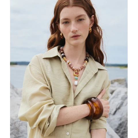 Lizzie Fortunato Capri Necklace in Dusk
