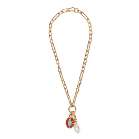 LIzzie Fortunato Neroli Charm Necklace