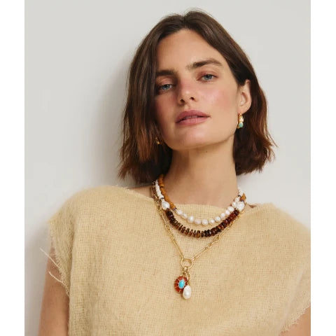 Lizzie Fortunato Piet Hoop Earrings