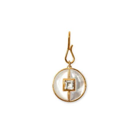 Lizzie Fortunato Porto Pendant in Mother of Pearl