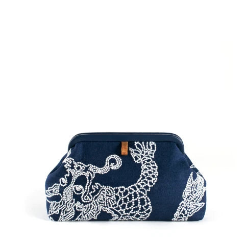 Marian Paquette Liette Clutch in Navy