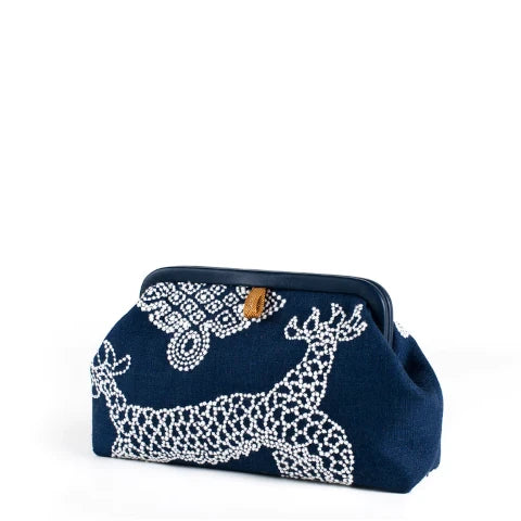 Marian Paquette Liette Clutch in Navy