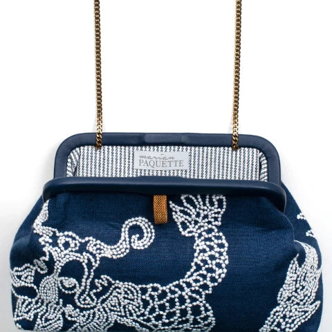 Marian Paquette Liette Clutch in Navy