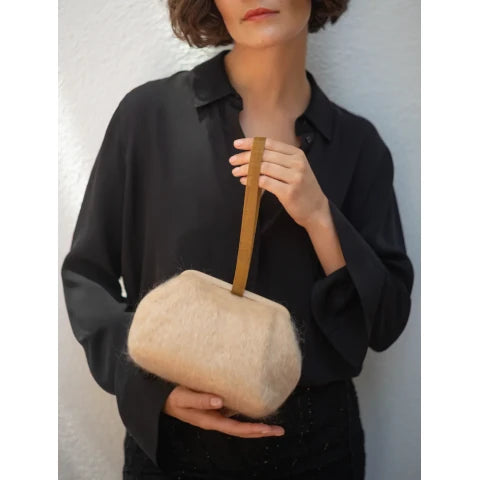 Marian Paquette Susan Mohair Clutch