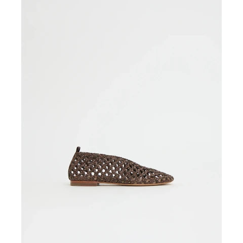 Mansur Gavriel Woven Ballerina in Anise
