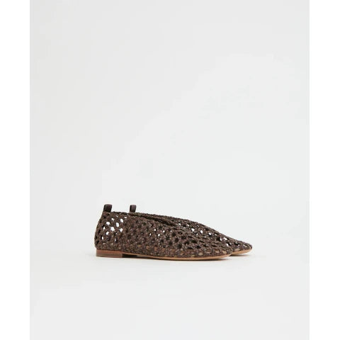 Mansur Gavriel Woven Ballerina in Anise